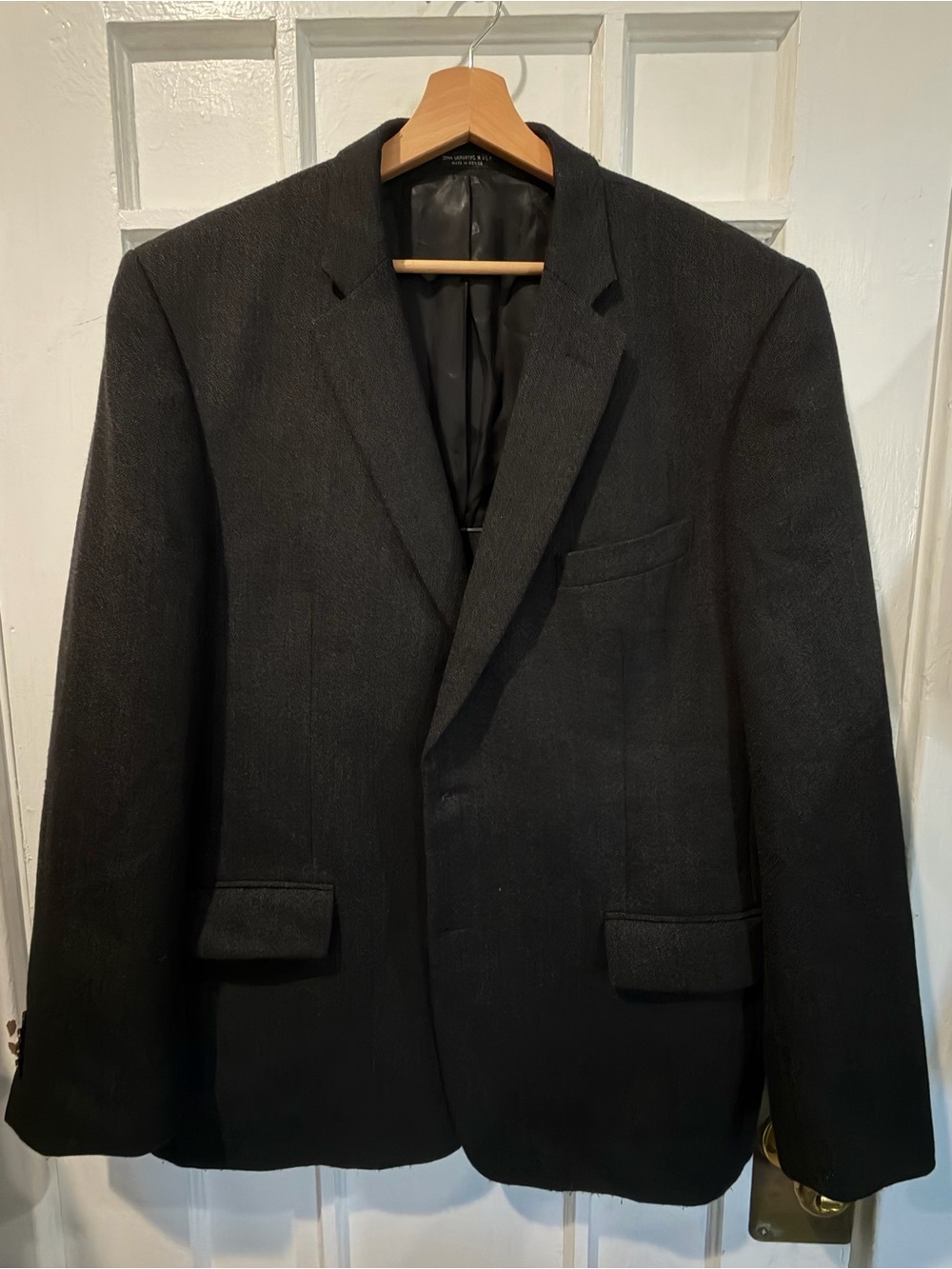 John Varvatos Black Men's Sport Coat - Classic Notch Lapel